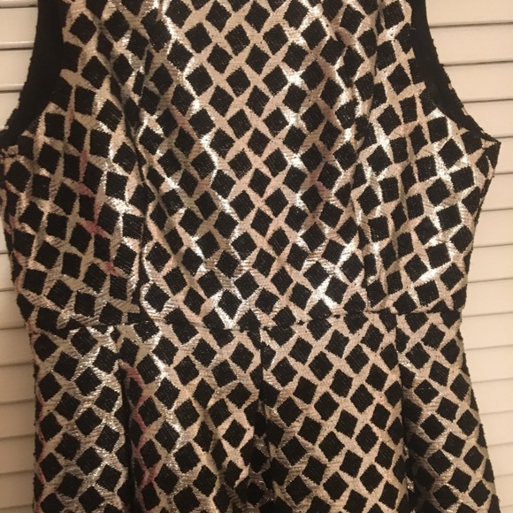 Karlie Black and Silver Fit and Flare Dress - Picture 3 of 3